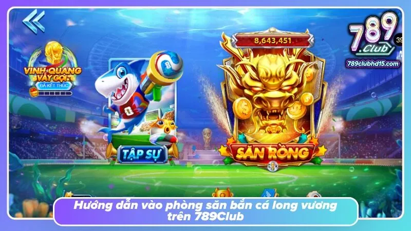 Giao diện phòng săn cho phép điều chỉnh súng và lượng đạn