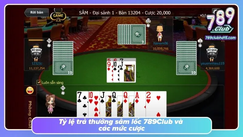 Mỗi bàn được thiết lập giới hạn riêng, tạo nhiều lựa chọn khi tham gia