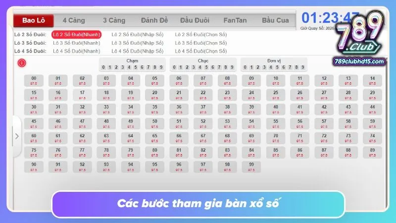 Giao diện lựa chọn được bố trí gọn gàng, giúp thao tác thuận tiện